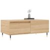 Mesa De Centro Madera Contrachapada Roble Sonoma 90x50x36,5 Cm