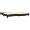 Estructura De Cama Box Spring Terciopelo Negro 200x200 Cm