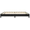 Estructura De Cama Box Spring Terciopelo Negro 200x200 Cm