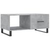 Mesa De Centro Madera Contrachapada Gris Hormigón 90x50x40 Cm