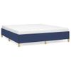 Estructura De Cama Box Spring Tela Azul 180x200 Cm