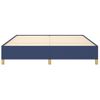 Estructura De Cama Box Spring Tela Azul 180x200 Cm