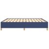 Estructura De Cama Box Spring Tela Azul 180x200 Cm