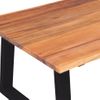 Mesa De Centro Madera De Acacia Maciza 110x60x40 Cm