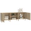 Mueble Para Tv Madera Contrachapada Roble Sonoma 150x30x50 Cm