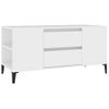 Mueble Para Tv Madera Contrachapada Blanco 102x44,5x50 Cm