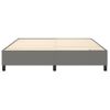 Estructura De Cama Box Spring Tela Gris Oscuro 180x200 Cm