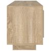 Mueble De Tv Madera Contrachapada Roble Sonoma 102x35x45 Cm