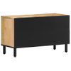 Mueble De Tv Madera Maciza De Mango 80x31x46 Cm