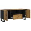 Mueble De Tv Madera Mango Y Madera Contrachapada 105x33,5x46 Cm