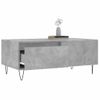 Mesa De Centro Madera Contrachapada Gris Hormigón 90x50x36,5 Cm