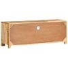 Mueble Para Tv De Madera Maciza De Mango Rugosa 110x30x40 Cm