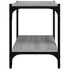 Mueble Para Tv Contrachapada Y Acero Gris Sonoma 60x33x41 Cm