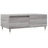 Mesa De Centro Madera Contrachapada Gris Sonoma 90x50x36,5 Cm