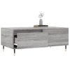 Mesa De Centro Madera Contrachapada Gris Sonoma 90x50x36,5 Cm