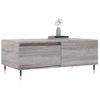 Mesa De Centro Madera Contrachapada Gris Sonoma 90x50x36,5 Cm