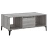 Mesa De Centro Madera Contrachapada Gris Sonoma 90x50x36,5 Cm