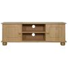 Mueble Para Tv De Madera Maciza De Pino 115x29x40 Cm