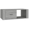 Mesa De Centro Madera Contrachapada Gris Sonoma 100x50,5x35 Cm