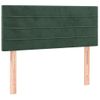 Cama Box Spring Con Colchón Terciopelo Verde Oscuro 120x190 Cm