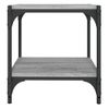 Mueble Para Tv Contrachapada Y Acero Gris Sonoma 40x33x41 Cm