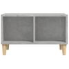 Mesa De Centro Madera Contrachapada Gris Hormigón 60x50x36,5 Cm