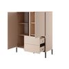 Cómoda Dast 2d2s Led 104x40x124 Beige