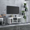 Mueble De Tv Con Patas De Metal Blanco 103,5x35x50 Cm