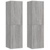 Muebles Para Tv De Pared 2 Unidades Gris Sonoma 30,5x30x110 Cm