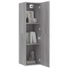 Muebles Para Tv De Pared 2 Unidades Gris Sonoma 30,5x30x110 Cm