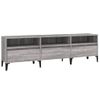 Mueble Para Tv Madera Contrachapada Gris Sonoma 150x30x44,5 Cm