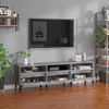 Mueble Para Tv Madera Contrachapada Gris Sonoma 150x30x44,5 Cm