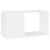 Mueble Para Tv Madera Contrachapada Blanco 60x24x32 Cm