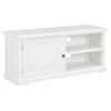 Mueble Para El Televisor De Madera Blanco 90x30x40 Cm