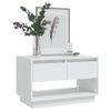 Mueble Para Tv Madera Contrachapada Blanco 70x41x44 Cm