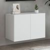 Mueble Para Tv De Pared Blanco 60x30x41 Cm