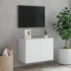 Mueble Para Tv De Pared Blanco 60x30x41 Cm