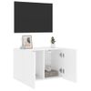 Mueble Para Tv De Pared Blanco 60x30x41 Cm