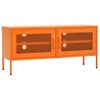 Mueble Para Tv De Acero Naranja 105x35x50 Cm