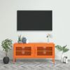 Mueble Para Tv De Acero Naranja 105x35x50 Cm