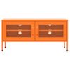 Mueble Para Tv De Acero Naranja 105x35x50 Cm