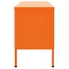 Mueble Para Tv De Acero Naranja 105x35x50 Cm