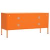 Mueble Para Tv De Acero Naranja 105x35x50 Cm