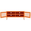 Mueble Para Tv De Acero Naranja 105x35x50 Cm