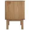 Mesita De Noche Otta Madera Maciza De Pino 46x39,5x57 Cm