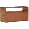 Mueble De Tv De Madera Maciza De Acacia 80x30x42 Cm