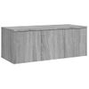 Mueble De Tv Madera Contrachapada Gris Sonoma 80x34x30 Cm