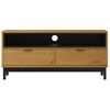 Mueble Para Tv Flam Madera Maciza De Pino 110x40x50 Cm