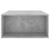 Mesa De Centro Madera Contrachapada Gris Hormigón 90x67x33 Cm