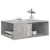 Mesa De Centro Madera Contrachapada Gris Hormigón 90x67x33 Cm